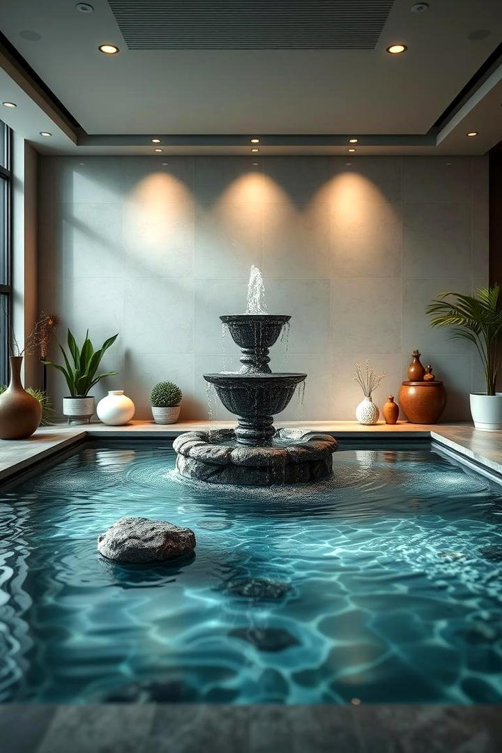 Relaxing Water Feature Room - 30 Sensory Room Ideas