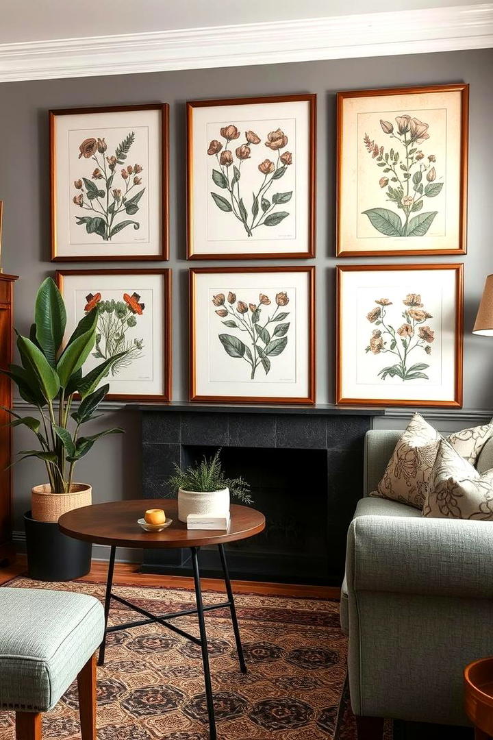 Retro Botanical Prints - 30 Vintage Decor Ideas