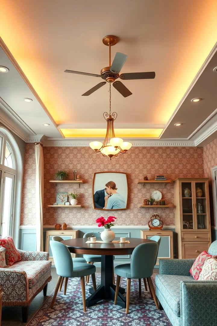 Retro Ceiling Vibes - 30 Accent Ceiling Ideas