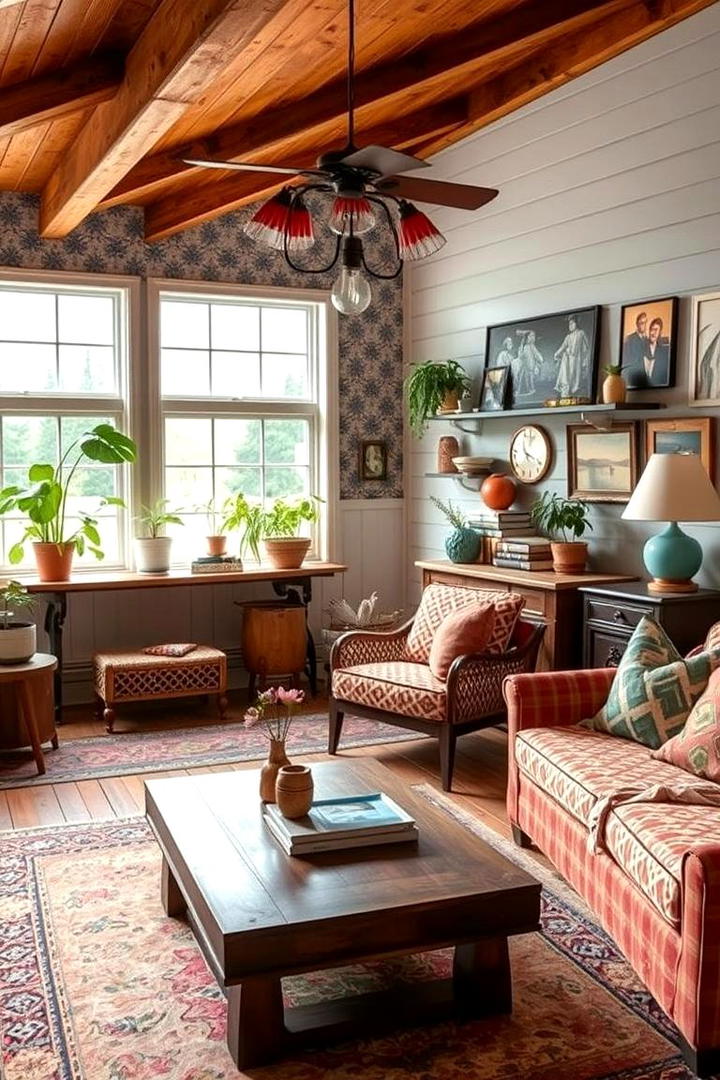 Retro Farmhouse Retreat - 30 Farmhouse Sunroom Ideas