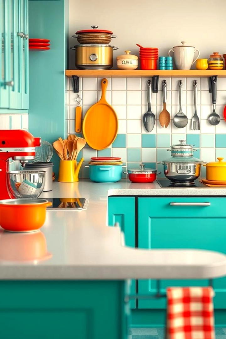 Retro Kitchenware Charm - 30 Vintage Decor Ideas