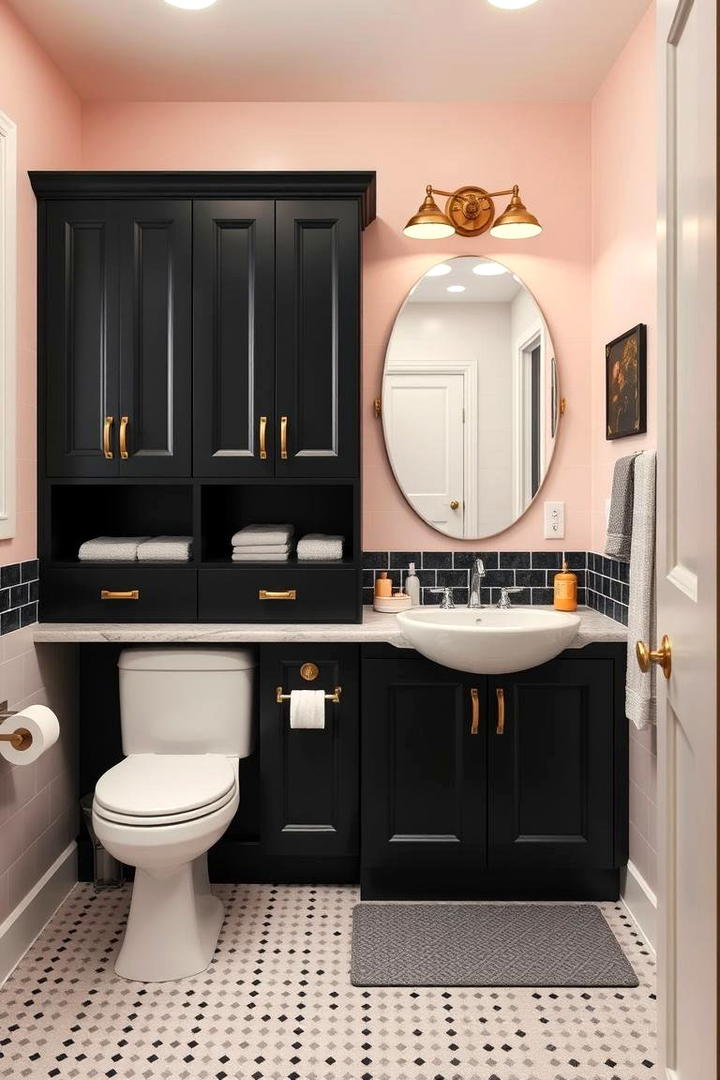 Retro Revival - 30 bathroom with black cabinets ideas