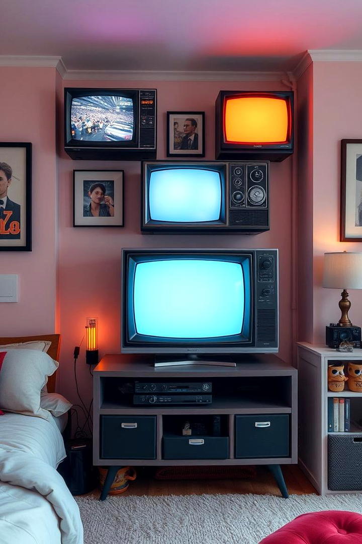 Retro Television Displays - 30 90s Bedroom Decor Ideas