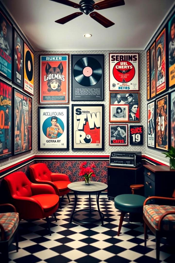 Retro Wall Decor - 30 Vintage Decor Ideas