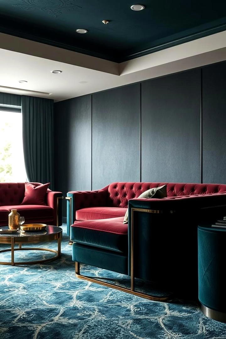 Rich Velvet Upholstery - 30 Glam Interior Design Ideas