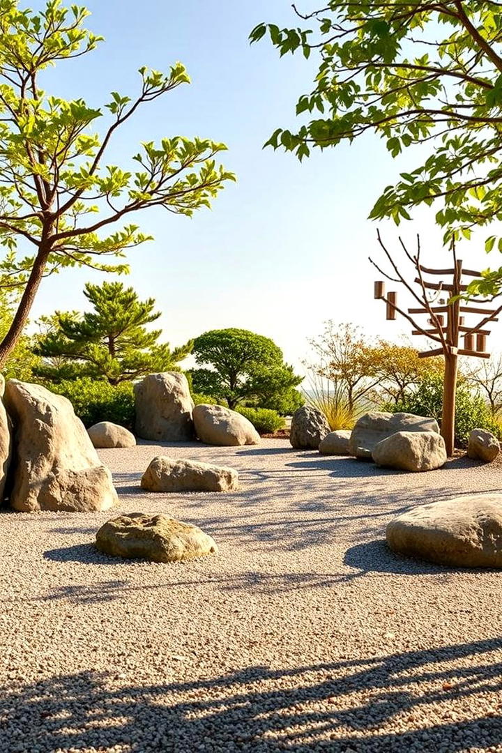 Rock and Rake Harmony - 30 Japanese Garden Ideas