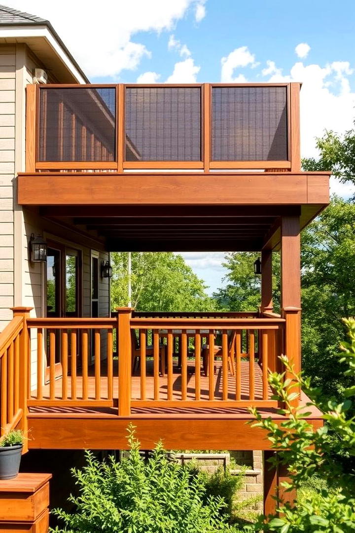 Rooftop Privacy Panels - 30 Deck Privacy Ideas