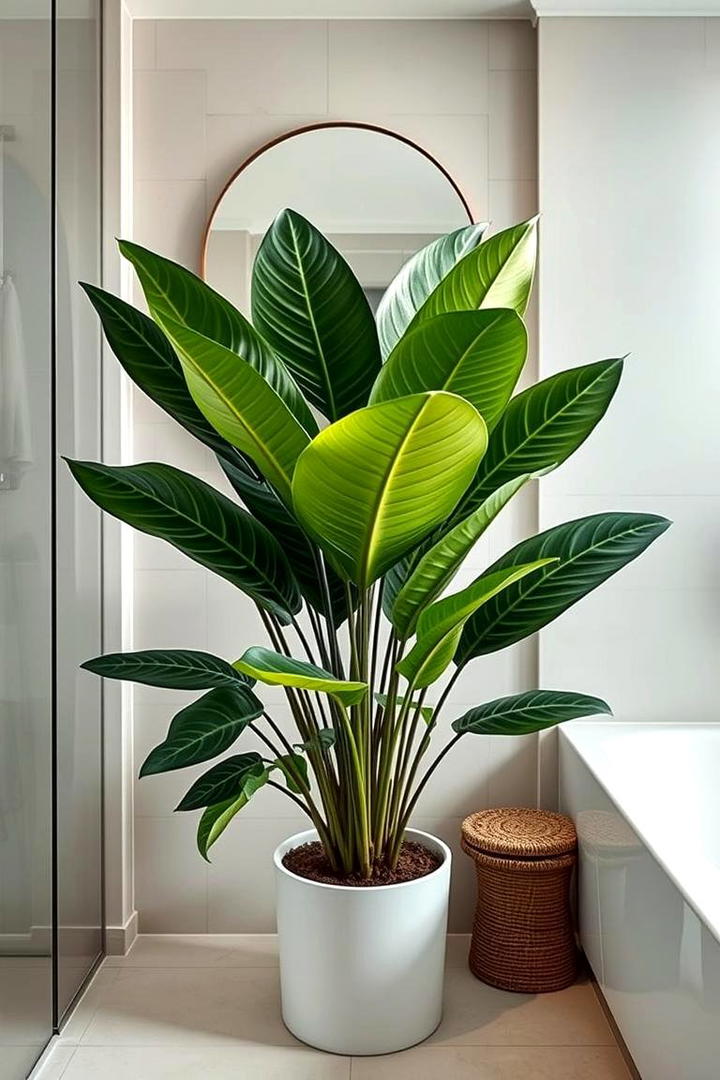 Rubber Plant - 30 Best Plants for Bathroom