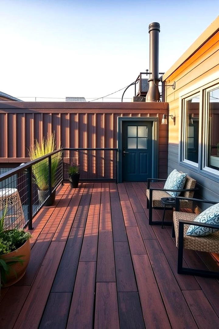 Rust and Steel - 30 Two Tone Deck Color Schemes