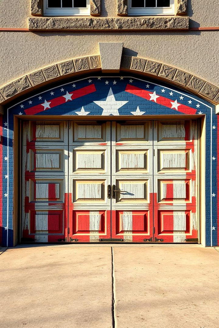 Rustic Americana Tribute - 30 Garage Door Murals