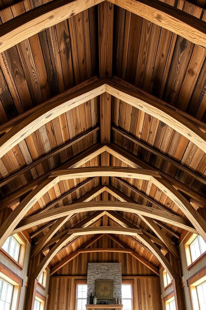 Rustic Barn Style Cathedral Ceiling - 30 Cathedral Ceiling Ideas