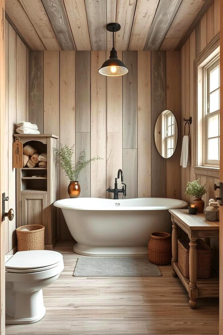 Rustic Beige Charm - 30 Beige Bathroom Ideas