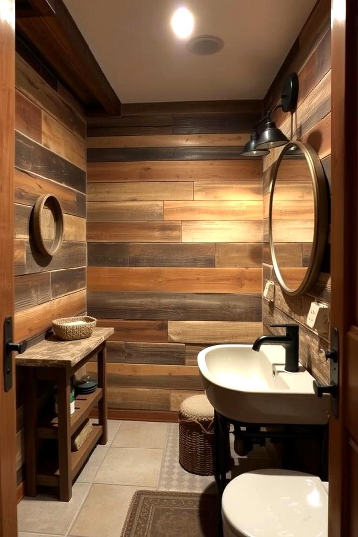 Rustic Charm Retreat - 30 Basement Bathroom Ideas