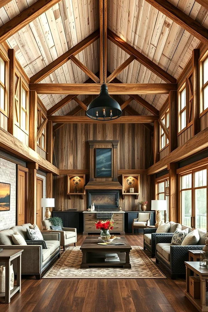 Rustic Farmhouse Living - 30 Barndominium Interior Ideas