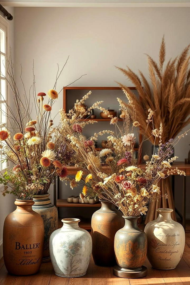 Rustic Floral Arrangements - 30 Vintage Decor Ideas