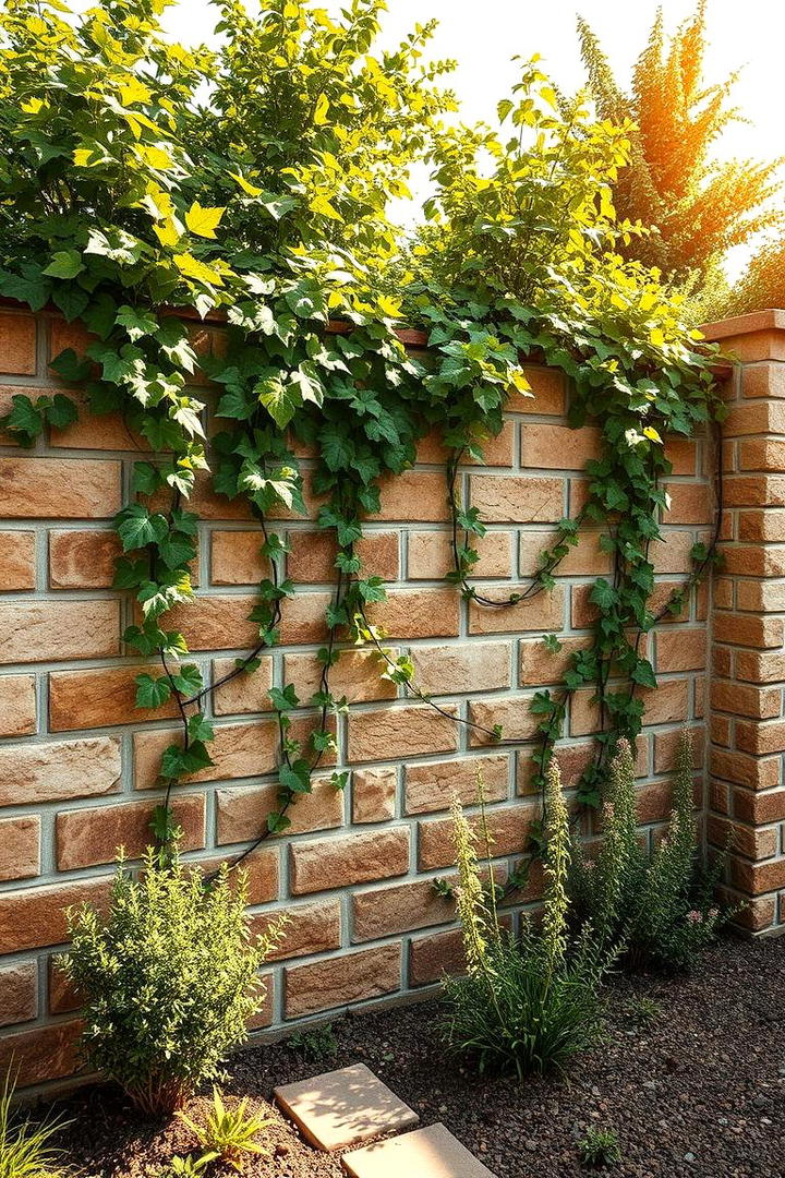 Rustic Garden Oasis - 30 Cinder Block Fence Ideas