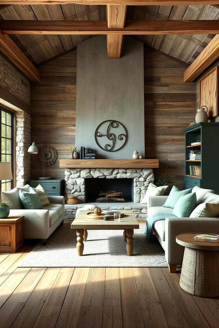 Rustic Green Tranquility - 30 Blue and Green Color Combos for Decorating