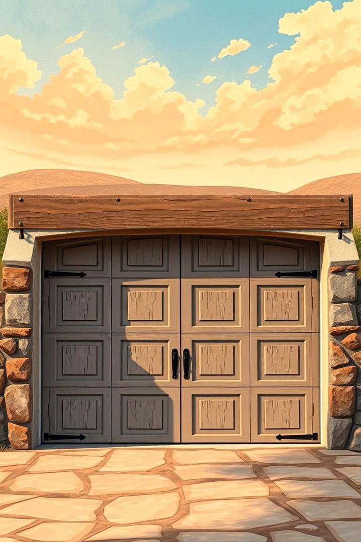 Rustic Landscape Charm - 30 Garage Door Murals