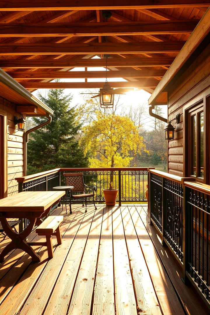 Rustic Outdoor Haven - 30 Backyard Deck Ideas on a Budget