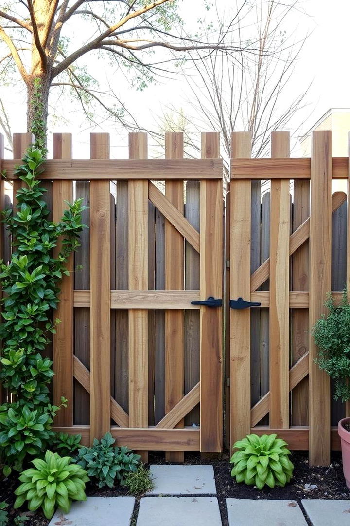 Rustic Privacy Lattice - 30 Backyard Privacy Ideas