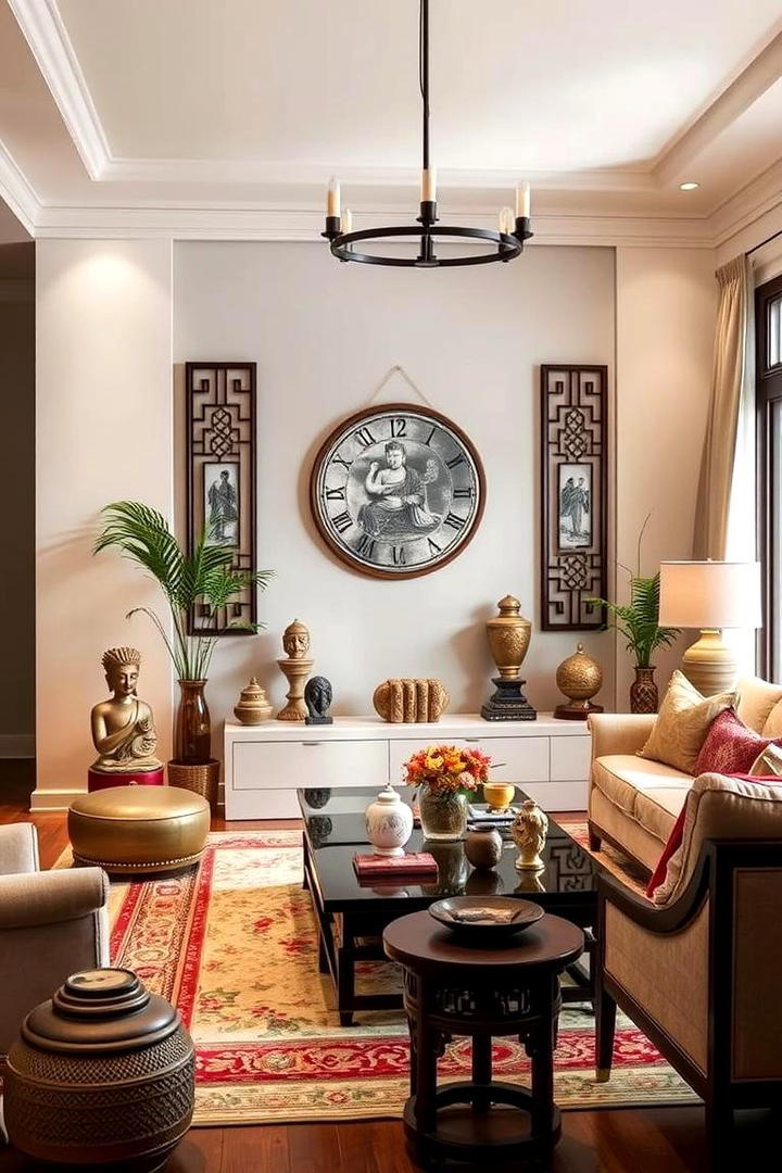 Sacred Symbol Arrangements - 30 Feng Shui Living Room Ideas