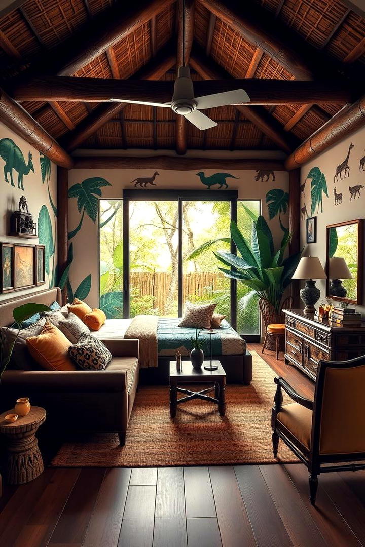 Safari Inspired Furniture - 30 Jungle-themed Bedroom Ideas