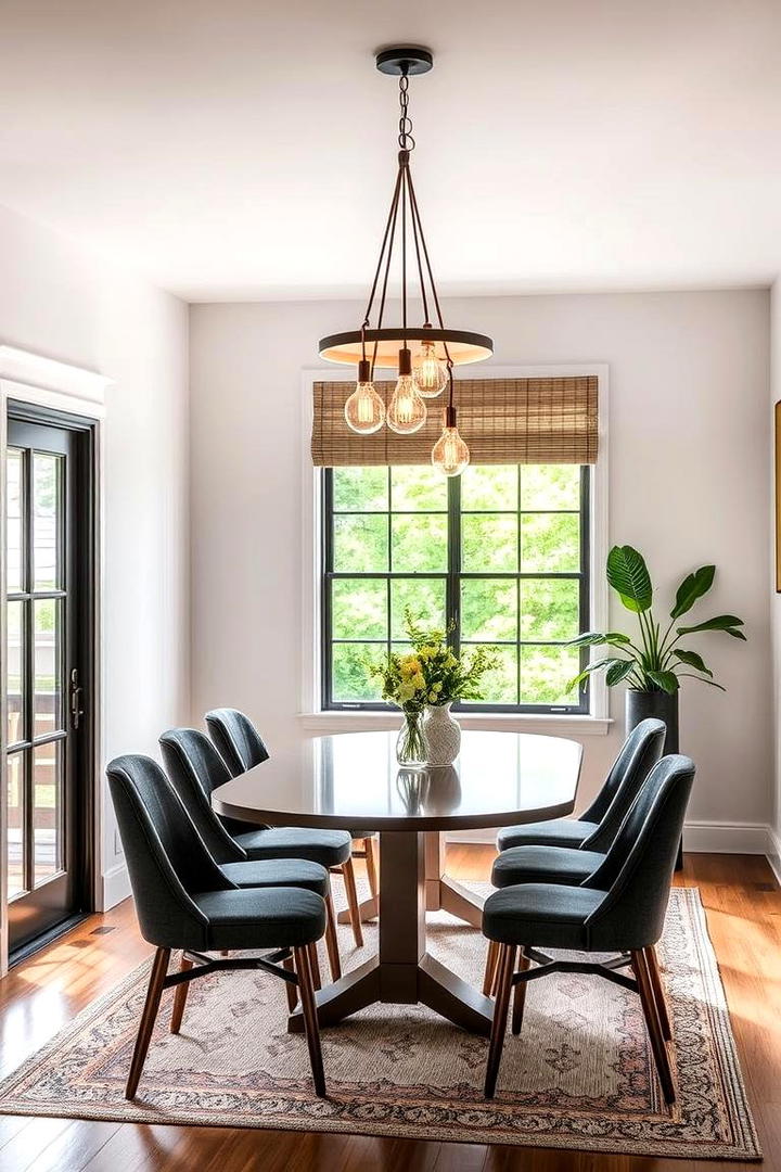 Scalable Statement Lighting - 30 Small Dining Room Lighting Ideas