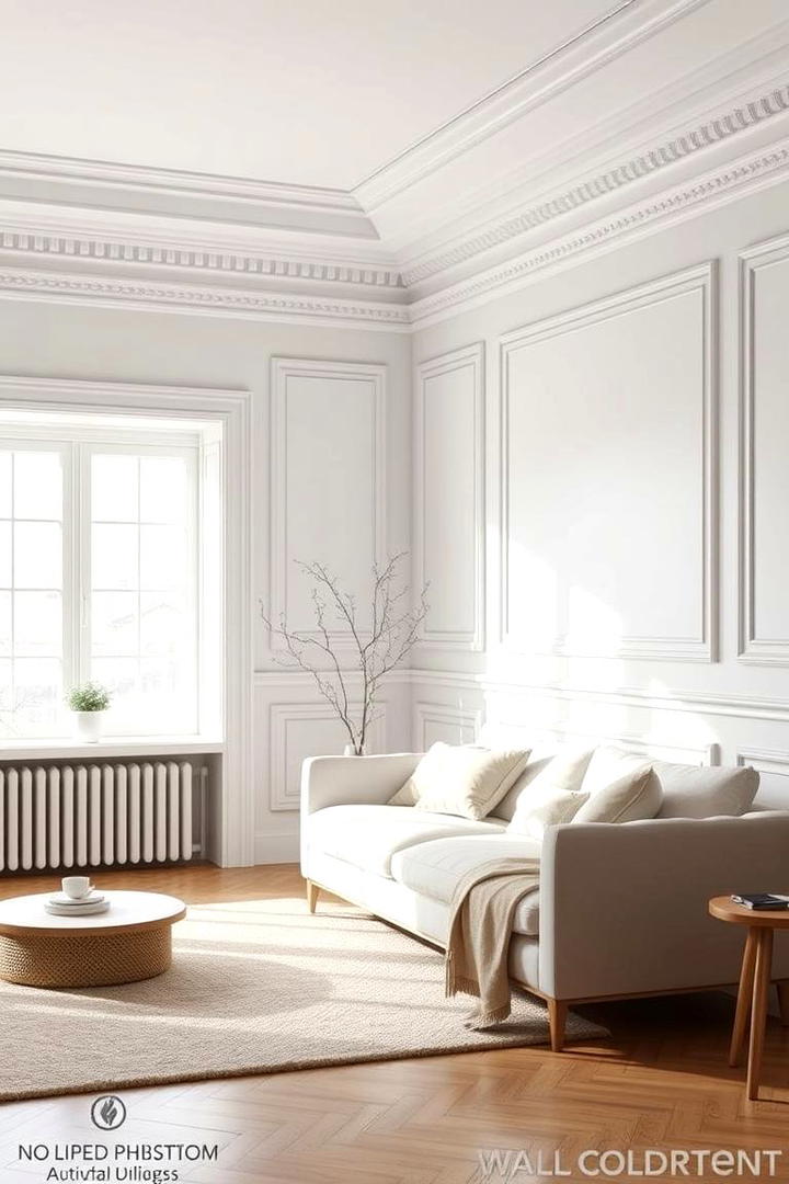 Scandinavian Clean Lines - 30 Wall Molding Ideas