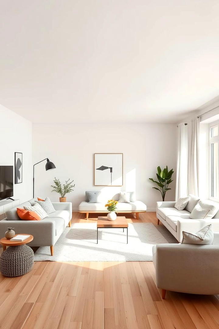 Scandinavian Color Harmony - 30 Colorful Living Room Ideas