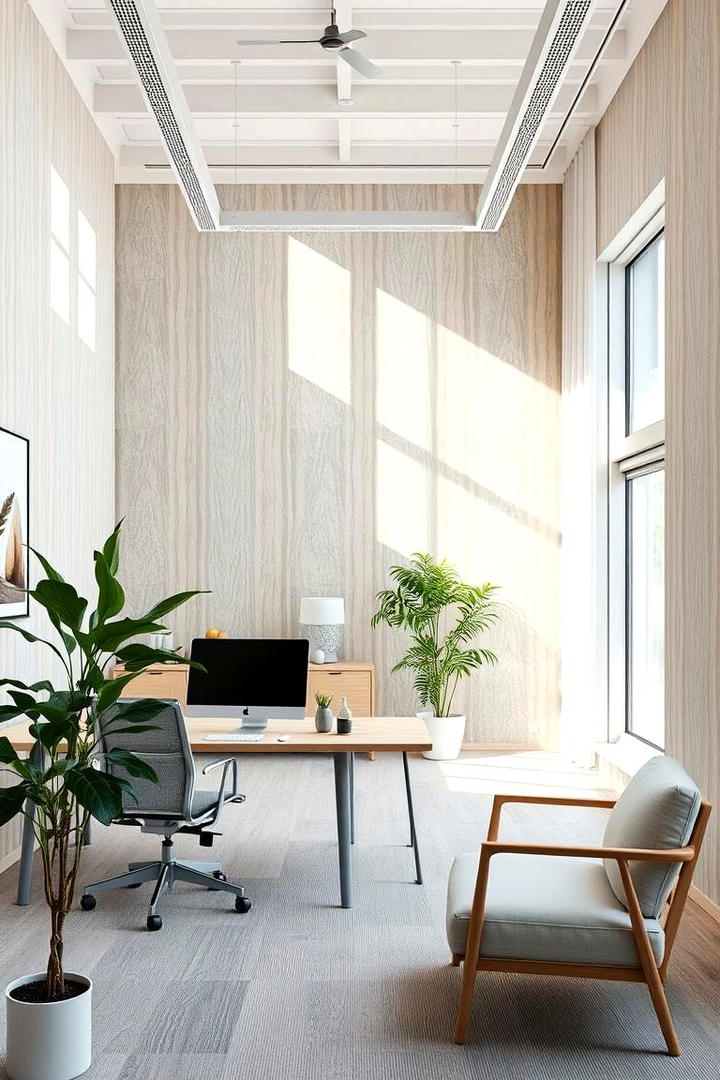 Scandinavian Simplicity - 30 Office Wallpaper Ideas