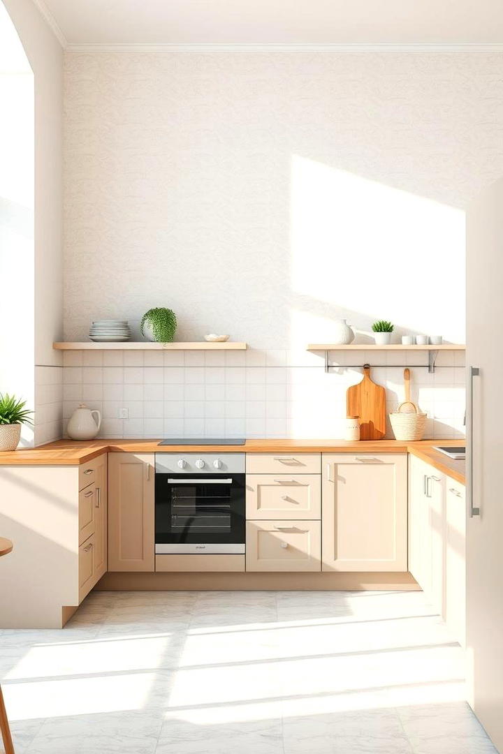 Scandinavian Simplicity - 30 Kitchen Wallpaper Ideas