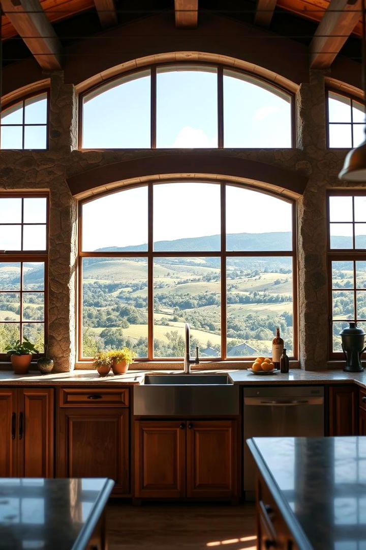 Scenic Tuscan Views - 30 Tuscan Kitchen Design Ideas