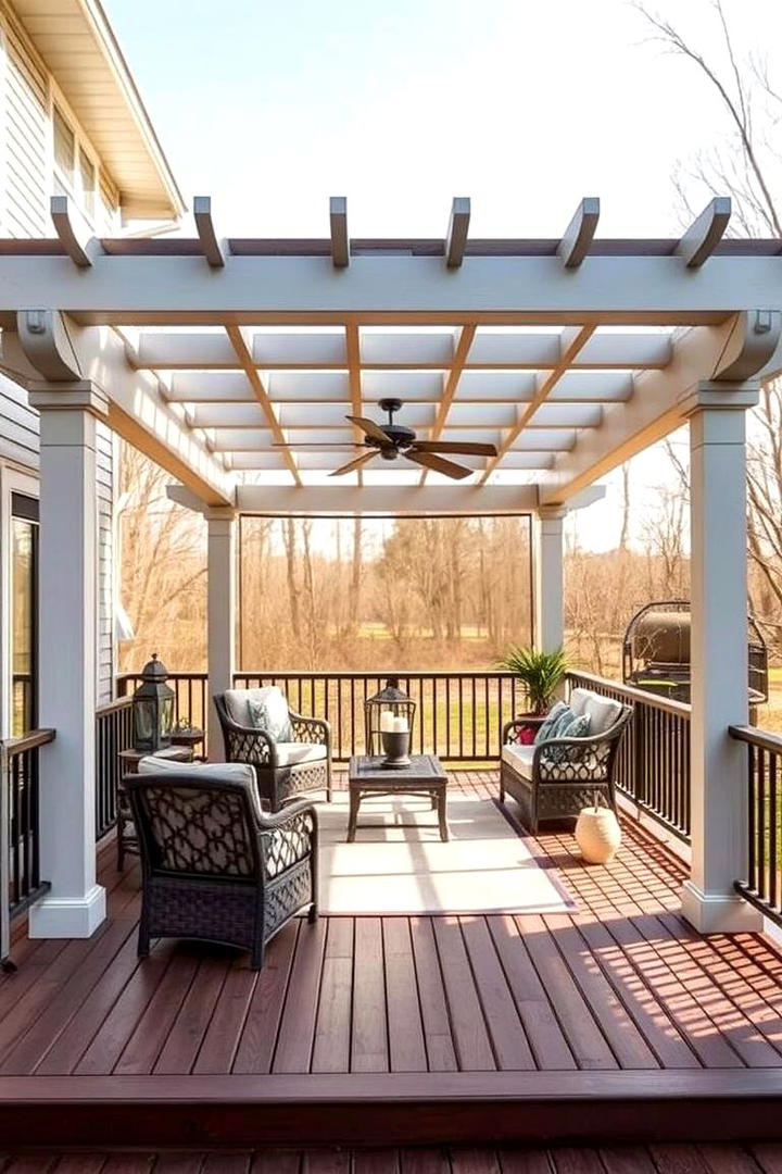 Screened Pergola Concept - 30 Deck Privacy Ideas