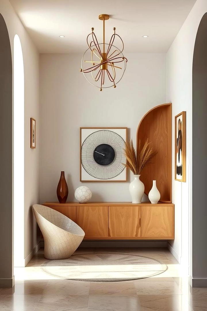 Sculptural Furniture - 30 Modern Entryway Ideas