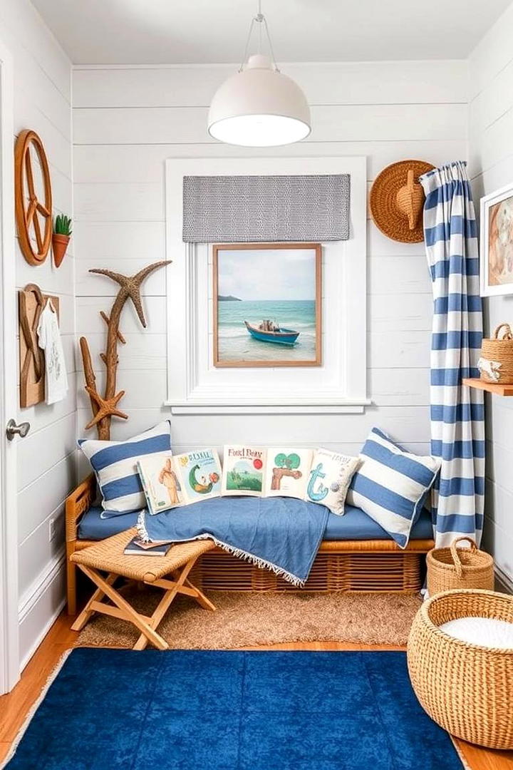 Seaside Story Spot - 30 kids reading nook ideas