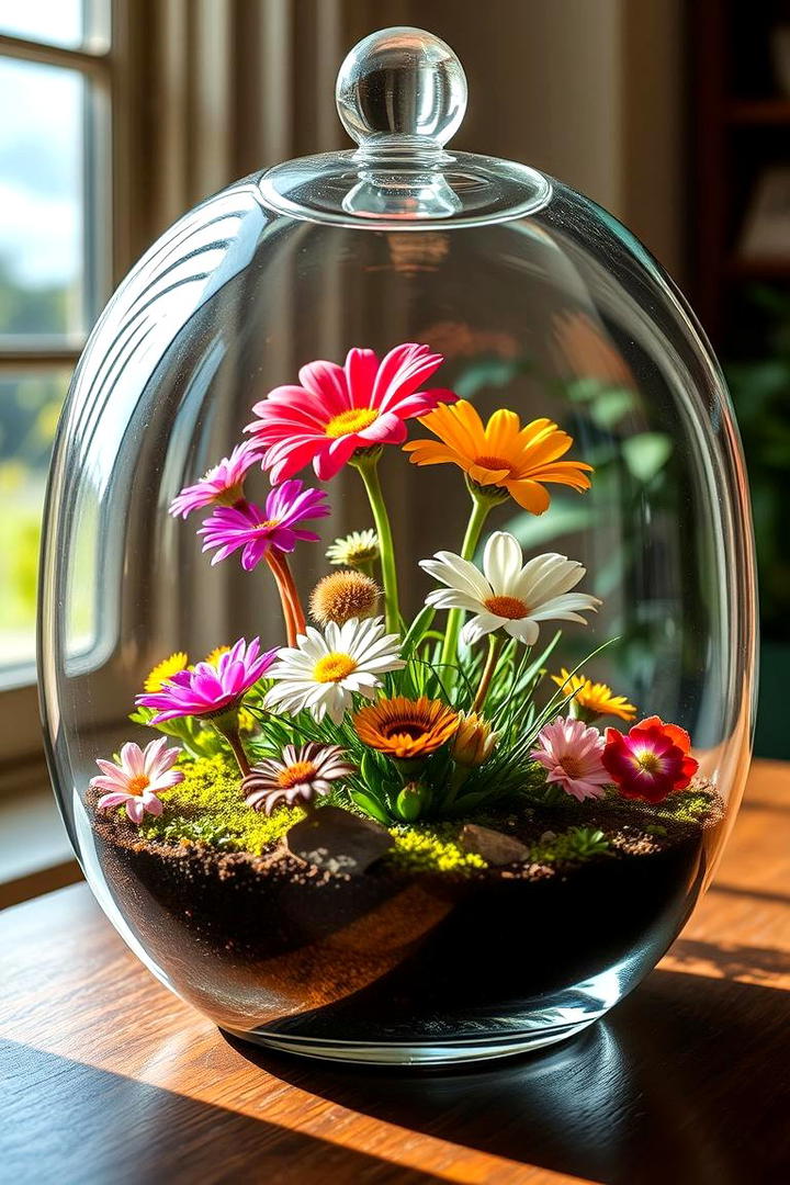 Seasonal Bloom Terrarium - 30 Terrarium Ideas