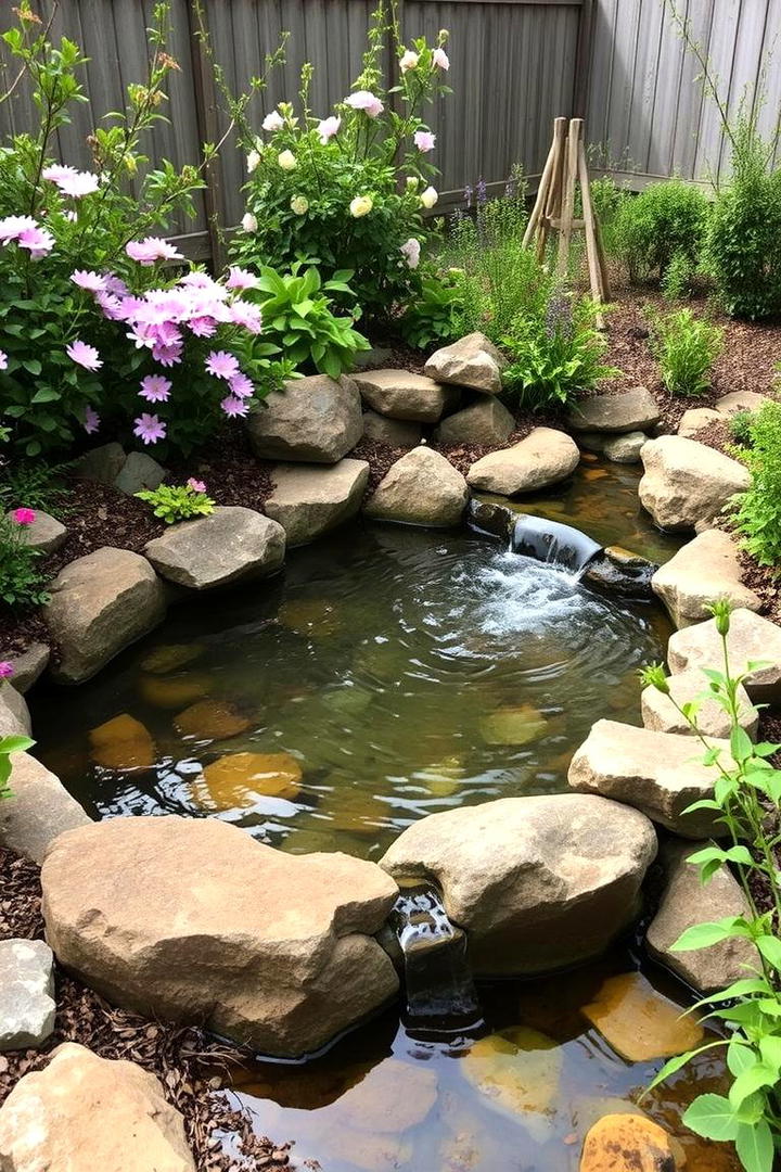 Secret Garden Pond - 30 Backyard Pond Ideas