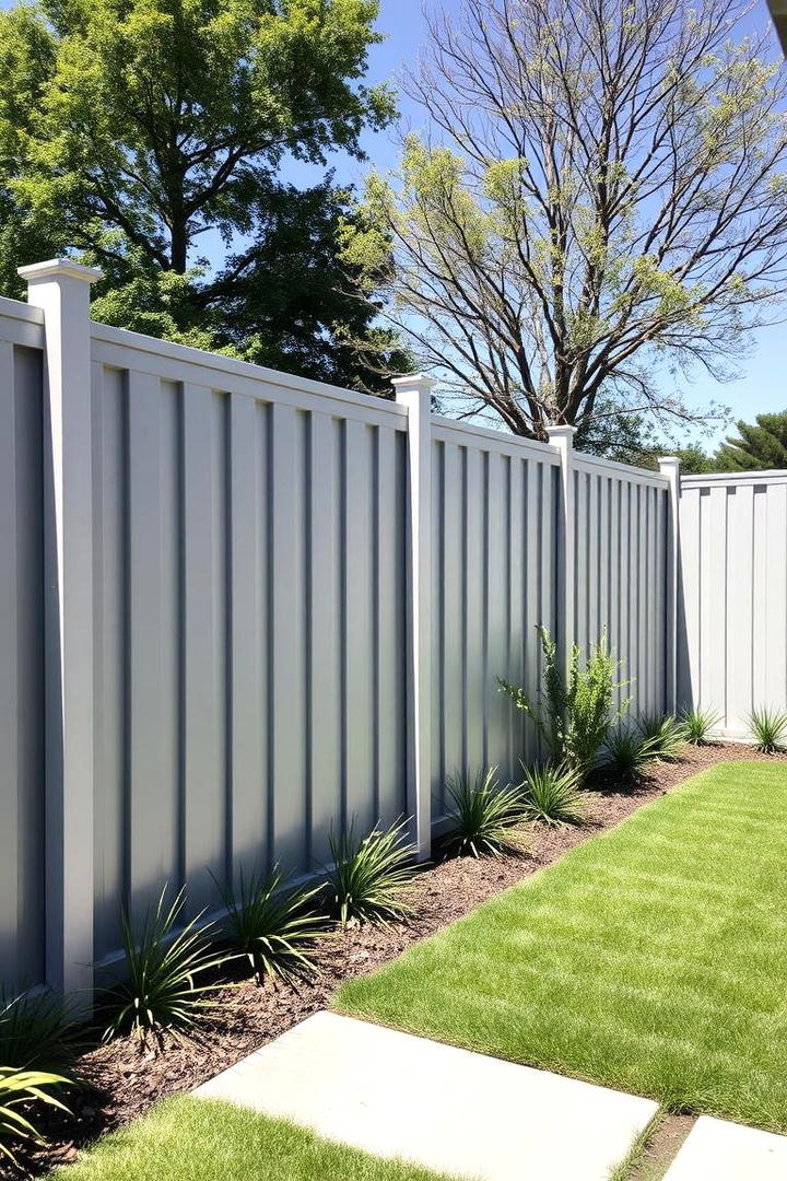 Secure Aluminum Fence - 30 Backyard Fence Ideas