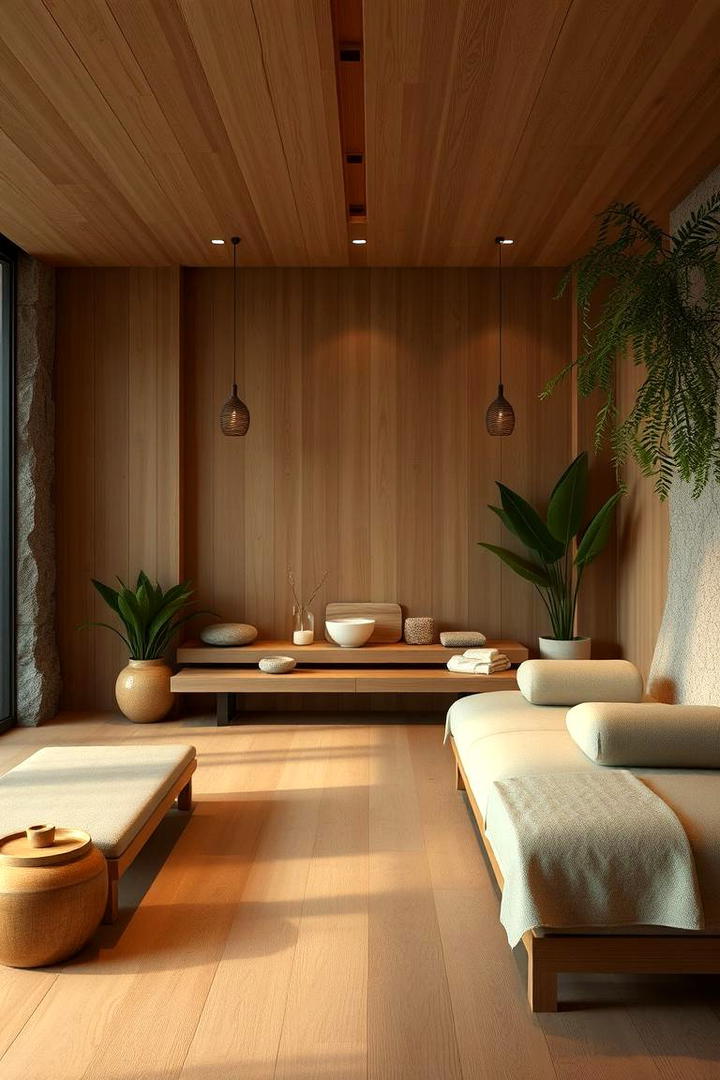 Serene Ambiance with Natural Elements - 30 Spa Decor Ideas