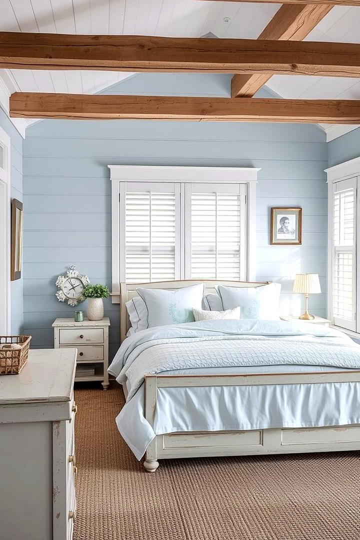 Serene Coastal Cottage Bedroom - 30 Cottage Bedroom Ideas