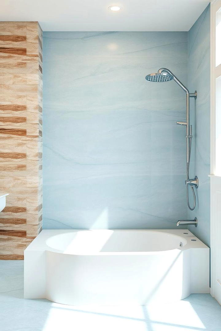 Serene Coastal Style - 30 Tub-shower Combo Ideas