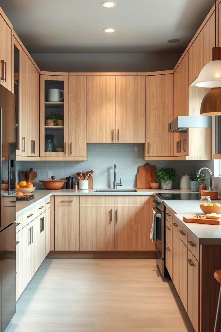 Serene Culinary Oasis - 30 Kitchens With Light Wood Cabinets