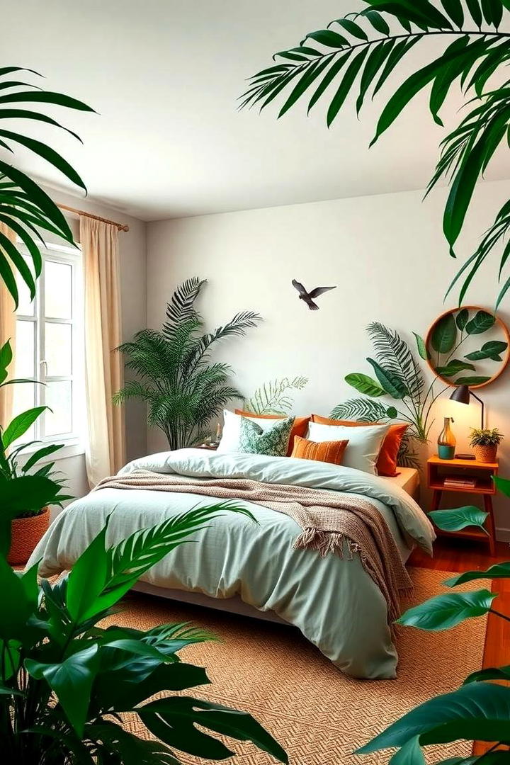 Serene Jungle Ambiance - 30 Jungle-themed Bedroom Ideas