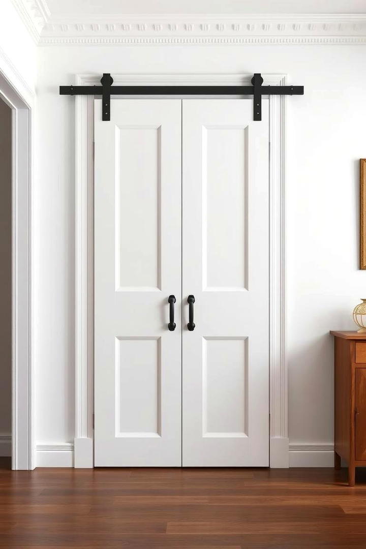 Shaker Style Barn Door - 30 Barn Door Ideas