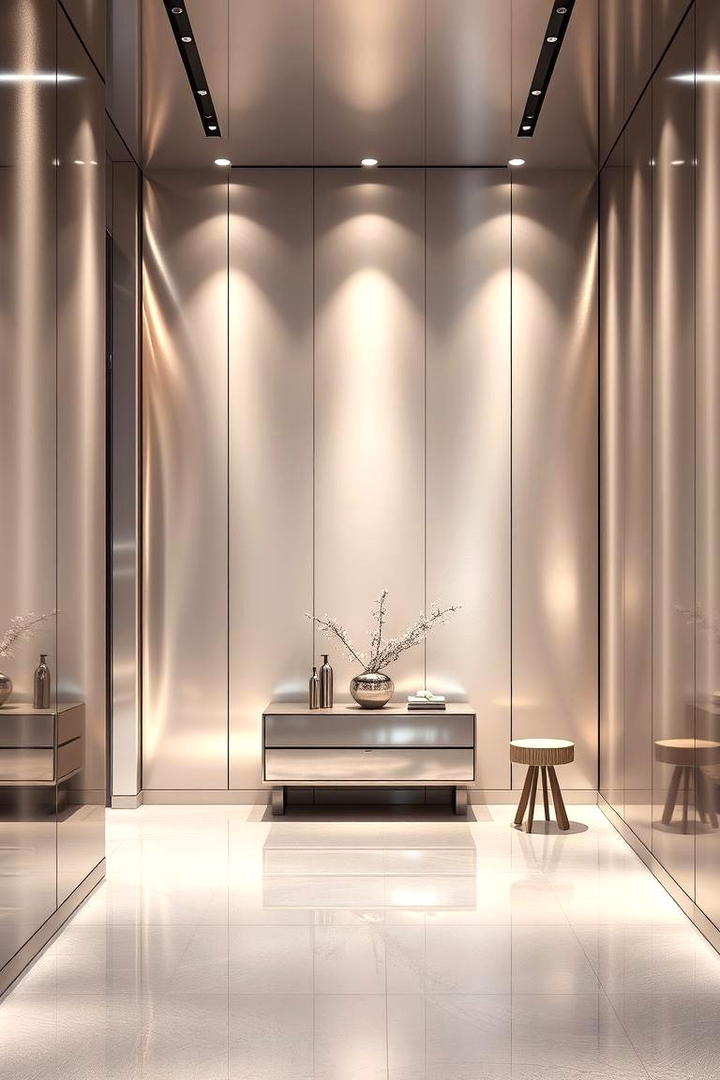 Shimmering Metallic Finishes - 30 Wall Covering Ideas