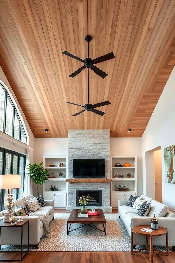 Shiplap Rustic Ceilings - 30 Rustic Ceiling Ideas