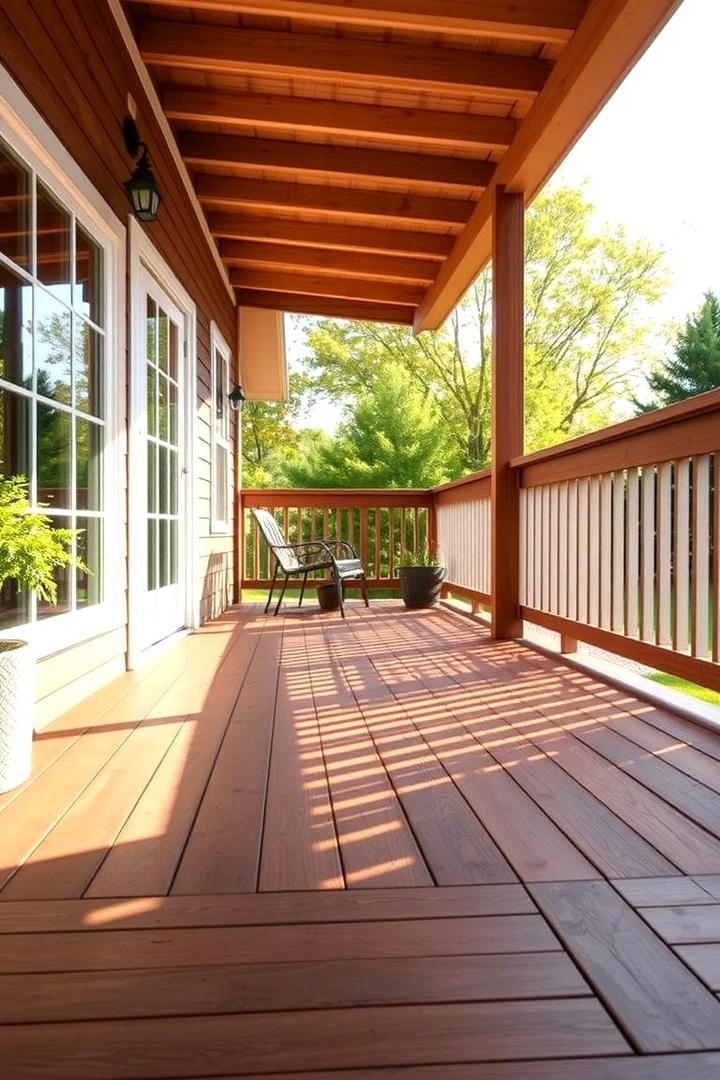 Simple Stain and Seal Upgrade - 30 Backyard Deck Ideas on a Budget