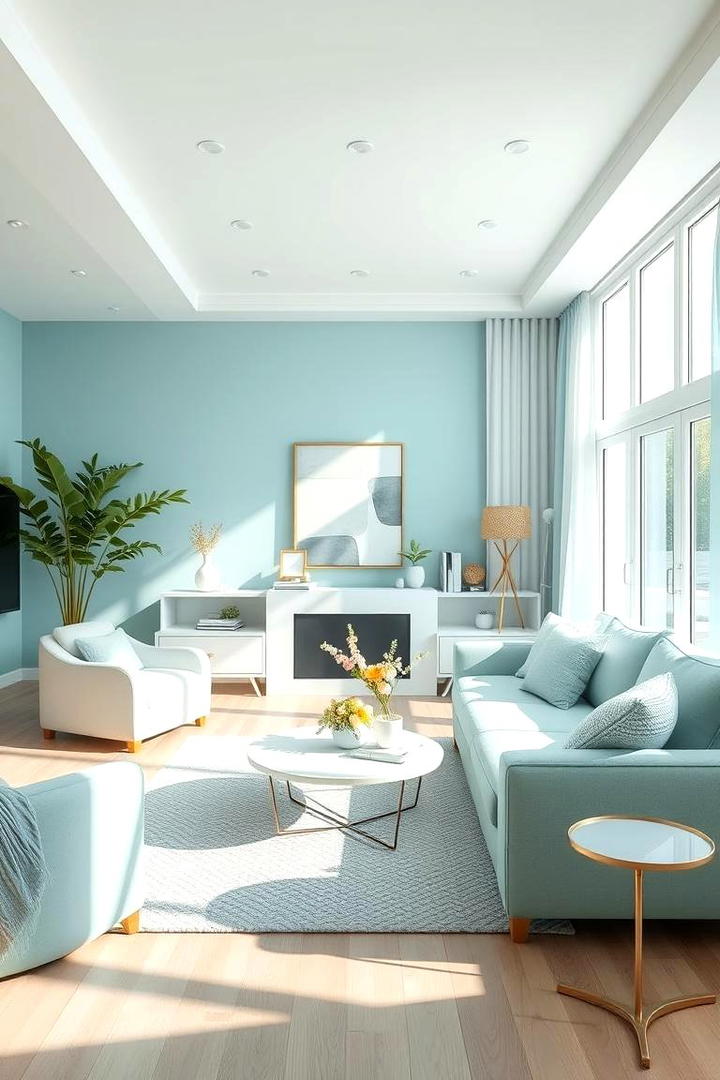 Sky Blue and Mint Refresh - 30 Blue and Green Color Combos for Decorating