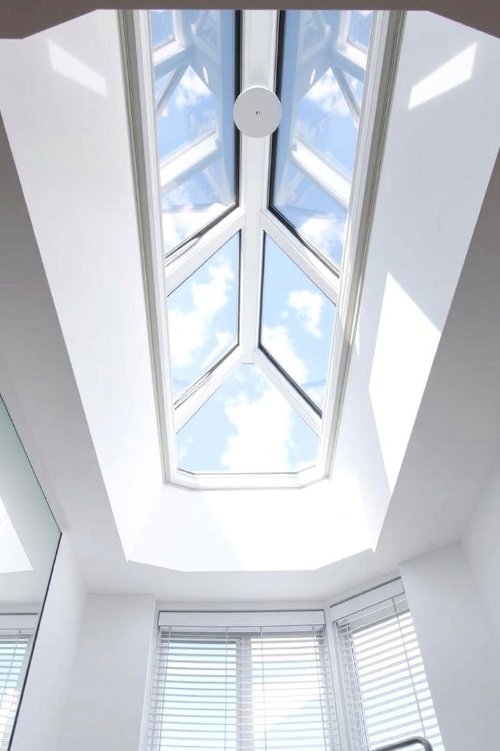 Skylight Illumination - 30 Bathroom Ceiling Ideas