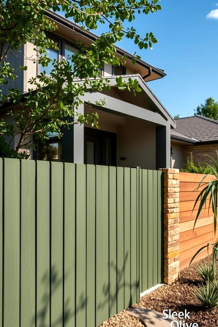 Sleek Olive - 30 Fence Paint Colours